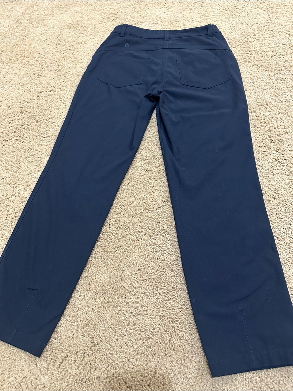 Lululemon City Sleek 5 Pocket 7/8 Pants Size 6 Navy Cropped